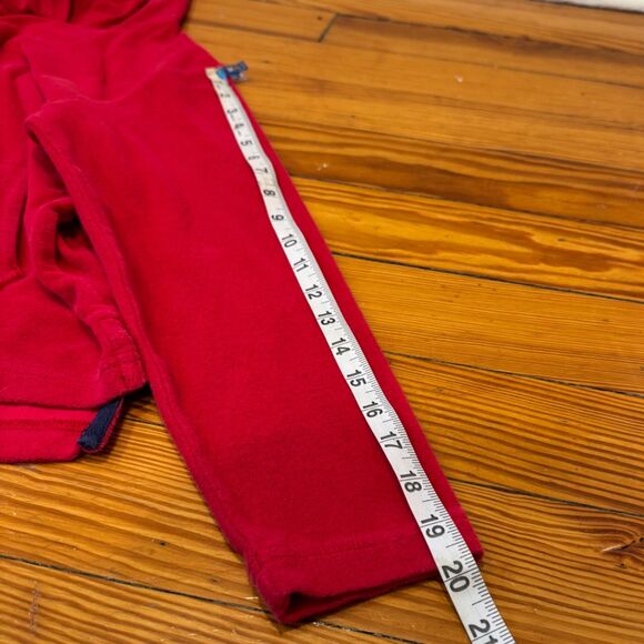 Hanna Andersson Red French Terry Pullover Hoodie Kids 10 Casual Warm Cozy Soft - Picture 7 of 9